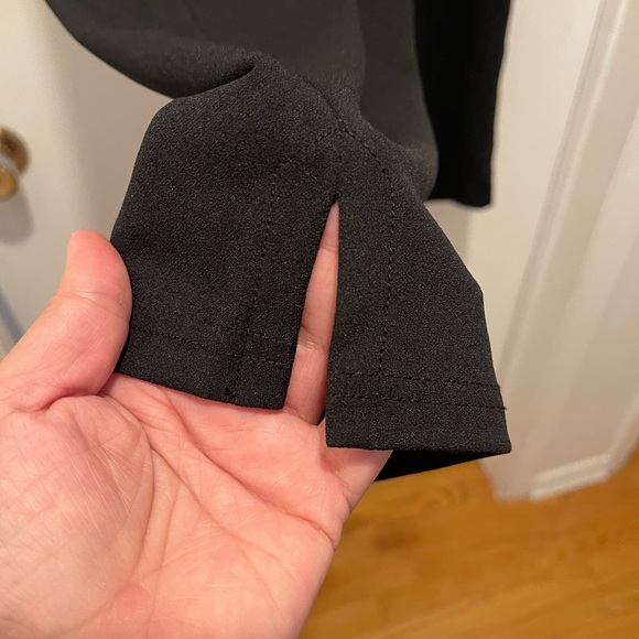 Hue black pull on pants with zipper. Like a legging made by HUE XL - Picture 3 of 7